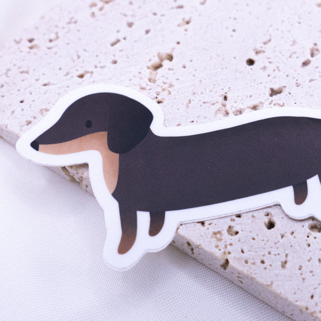 Pegatina Perro Salchicha Vinilo Raza De Perro - Pegatina Pegatina Perro Salchicha