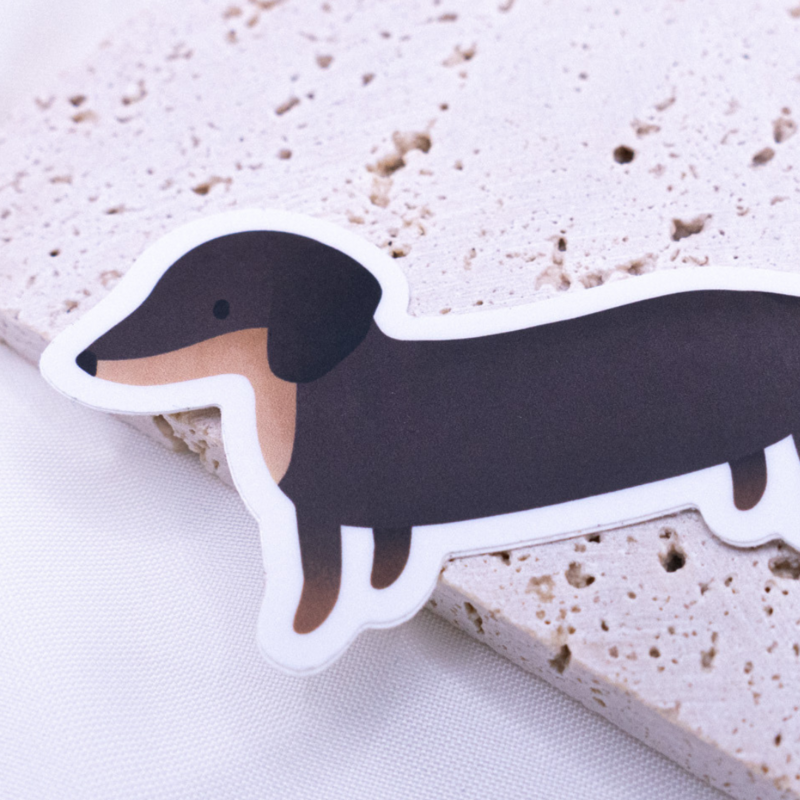 Sticker Dachshund Dog Vinyl Dog Breed - Sticker Dachshund Sticker