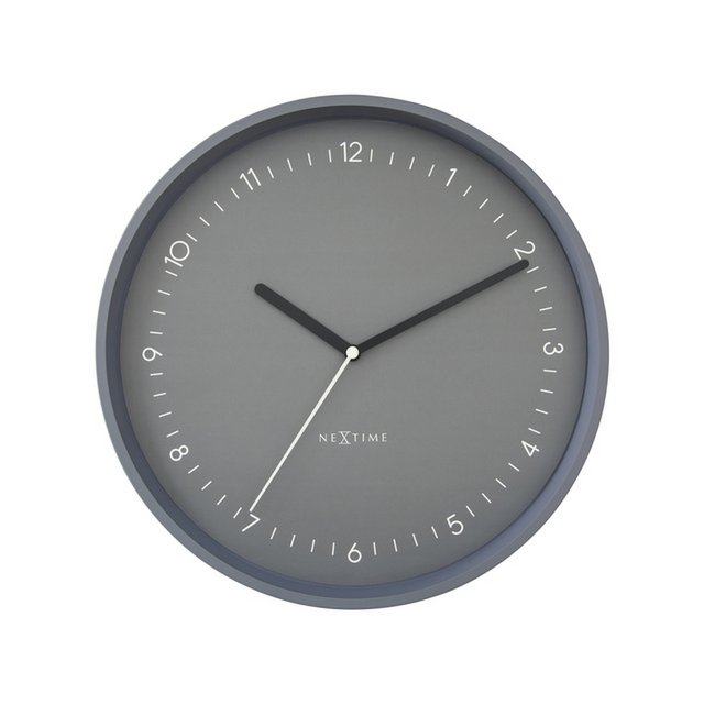 Zegar ścienny NeXtime Berlin 30 cm szary