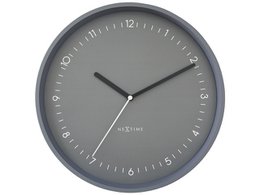 Zegar ścienny NeXtime Berlin 30 cm szary
