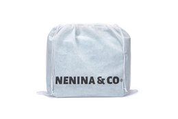 Sac de Grossesse MIREM By Nenina & Co Dusty Blue + Cadeau Matelas à Langer + Attache Sucette