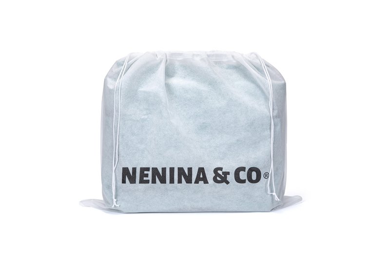 Sac de Grossesse MIREM By Nenina & Co Dusty Blue + Cadeau Matelas à Langer + Attache Sucette