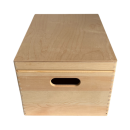 Wooden storage box large high
