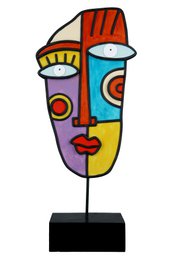 Poly skulptur ansigt "Abstract" VE 2 så