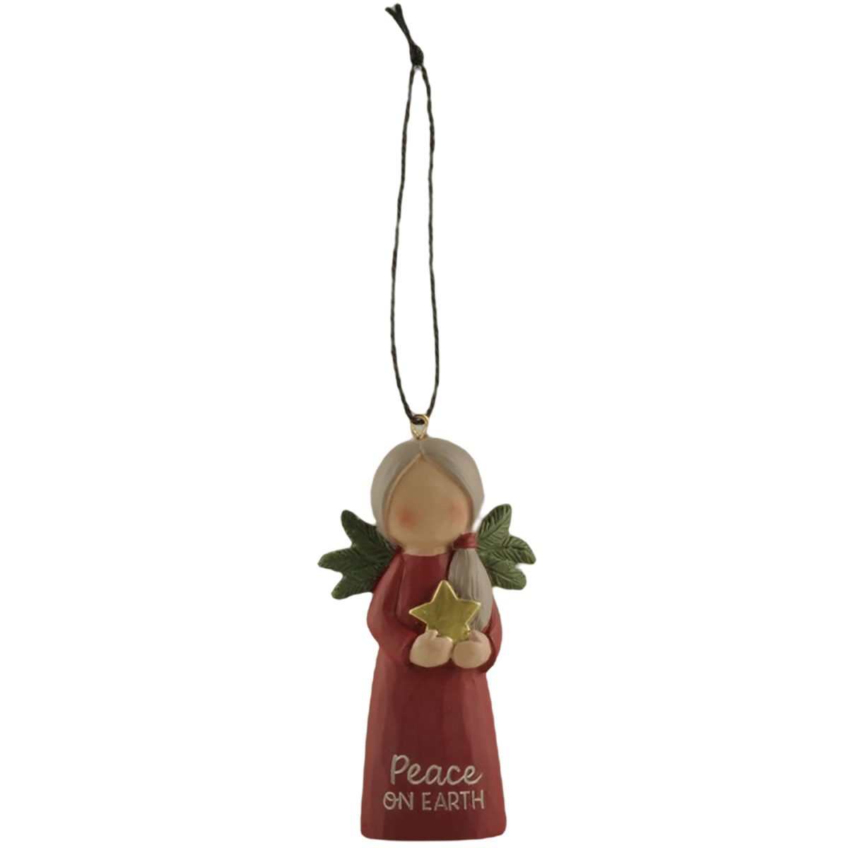 Resin angel Peace on earth 8,5 cm Isabelle Rose