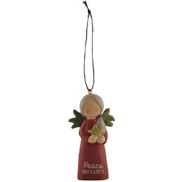 Resin angel Peace on earth 8,5 cm Isabelle Rose