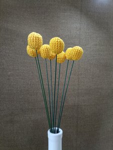 Craspedia, Gele bol bloem, Kunstbloem
