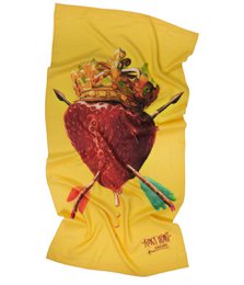 Linen beach towel King's Heart - Algis Kriščiūnas