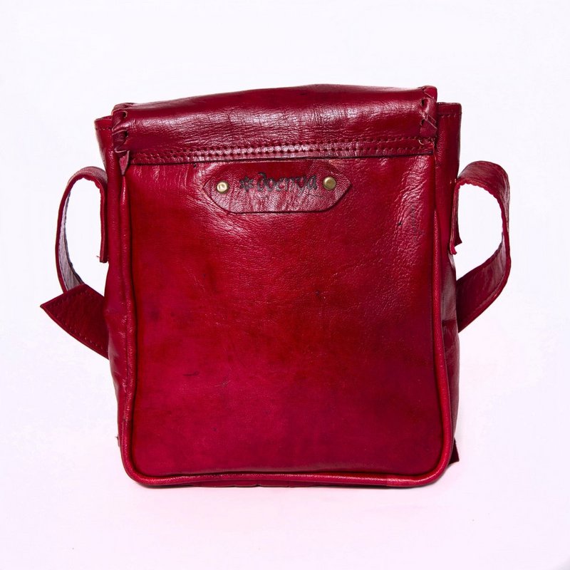 Leather bag 'Qabli'