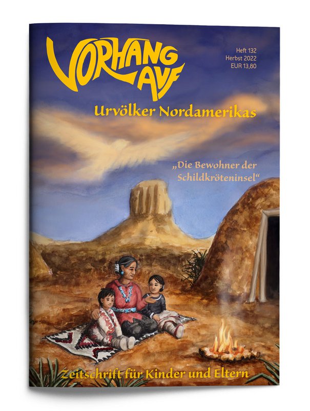 Revista infantil Waldorf - CURTAIN ON número 132 pueblos indígenas de América del Norte