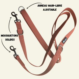 Waterproof multi-position leash Ocher