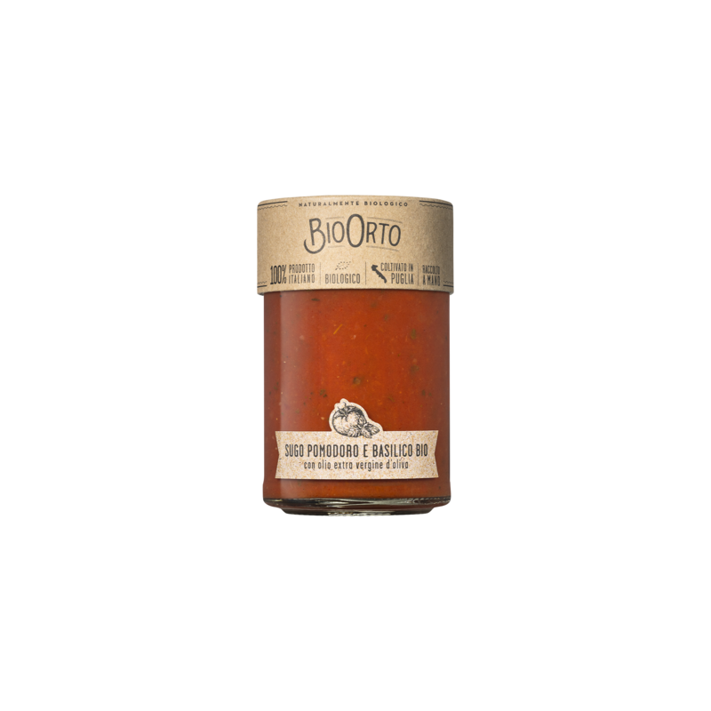 Sugo pomodoro e basilico Bio 
