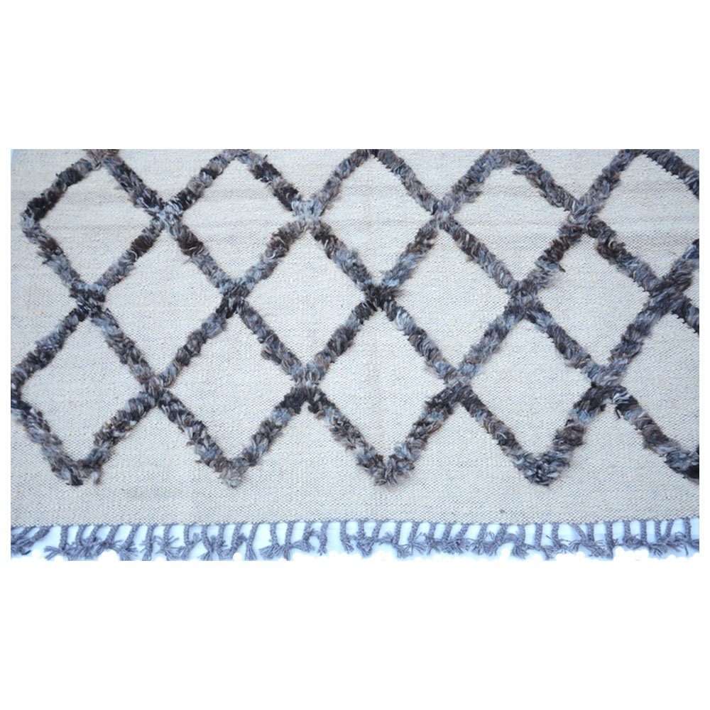 IKAT Sivas Tan Brown Kelim Teppich