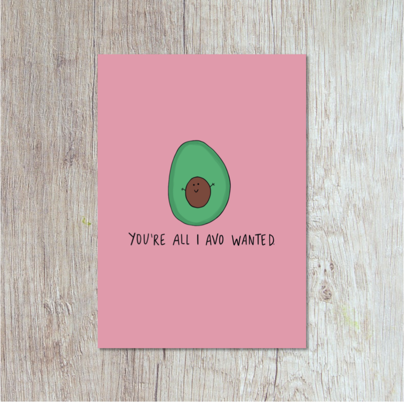 Postcard | avocado
