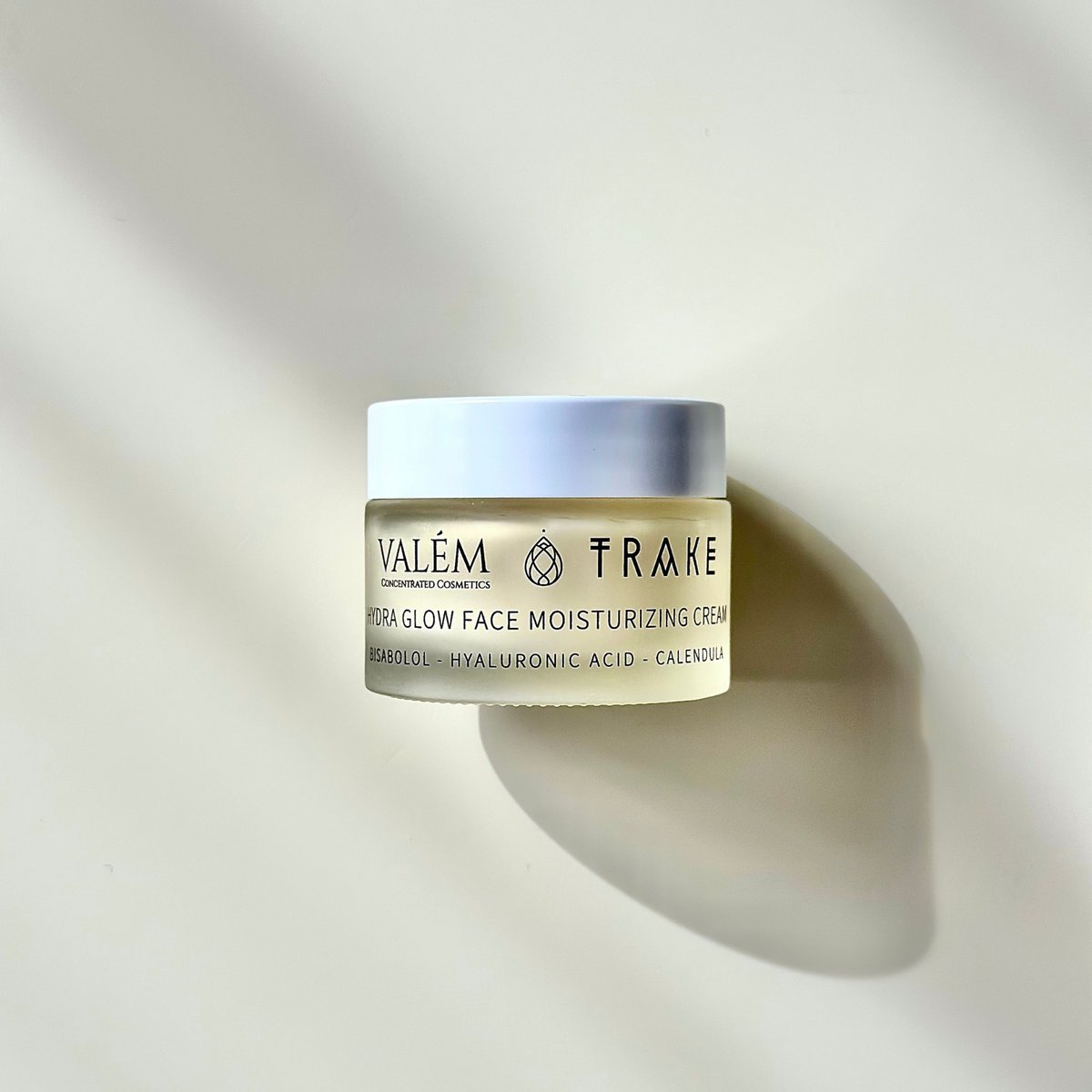 Hydra Glow Face Cream - Lettende daglig fugtighedscreme med bisabolol, hyaluronsyre & calendula - 50 ml | Vegansk, fugtgivende, ikke-vildt
