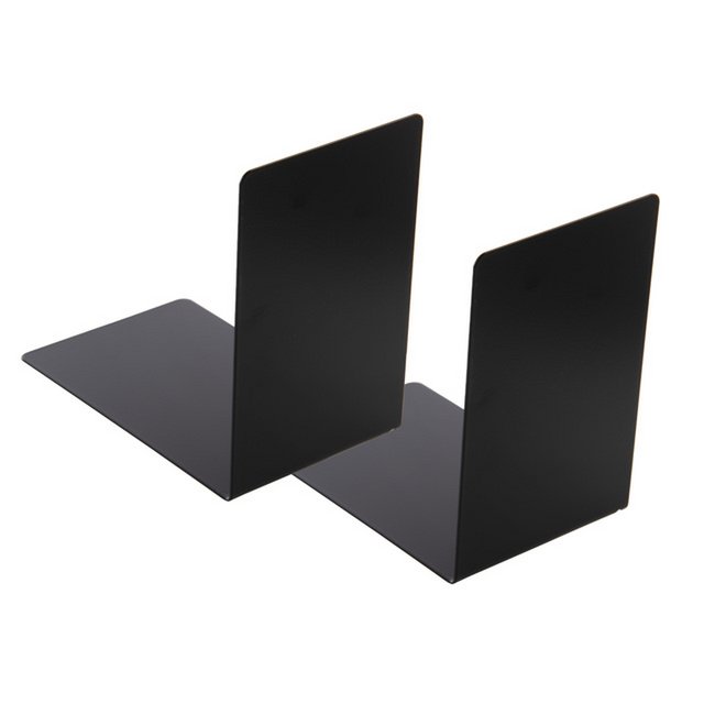 Sujetalibros Westcott metal negro 2 piezas 90x140x140mm