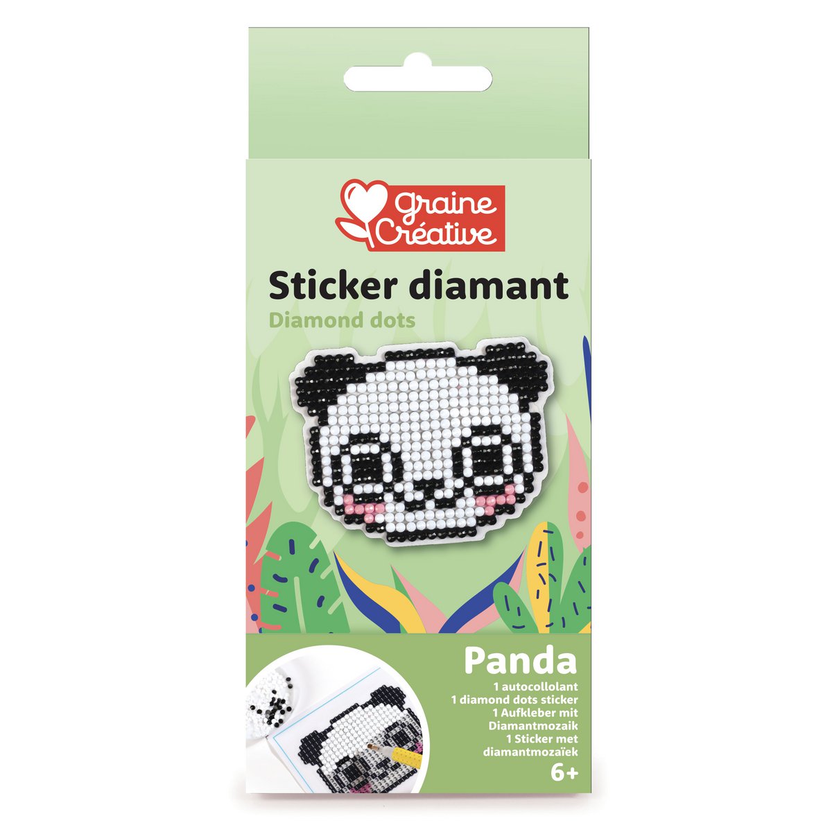 KIT DIAMOND MOSAIC- STICKER PANDA