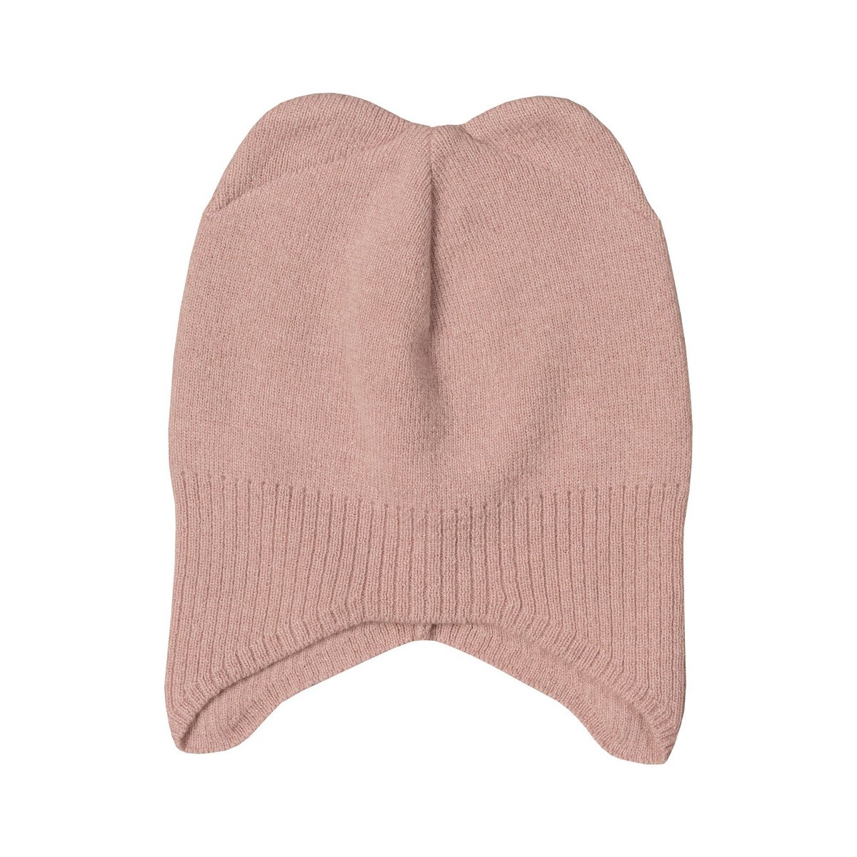 Bonnet à oreillettes pour enfants tricoté en mérinos et cachemire