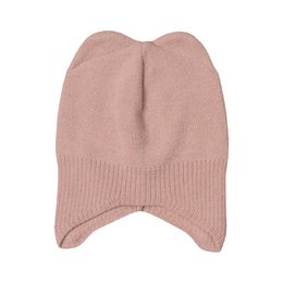 Bonnet à oreillettes pour enfants tricoté en mérinos et cachemire