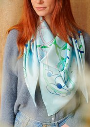 Foulard Triangle géant « La douceur »