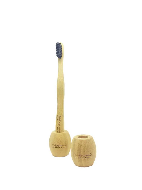Bamboo Toothbrush Holder
