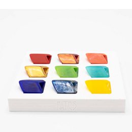 Présentoir durable pour cubes en bioplastique imprimé en 3D, basique