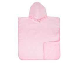 Baby Poncho, Light Pink, 450 gr, 55 x 55 cm