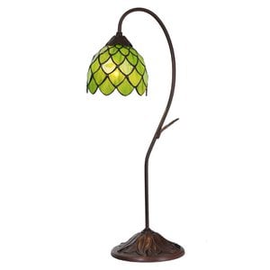 Tiffany table lamp Ø 28x60 cm green glass tiffany desk lamp