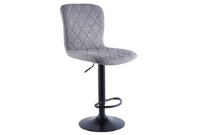 BRITAIN SWIVEL STOOL GRAY / BLACK FABRIC. OK1262 (8444)