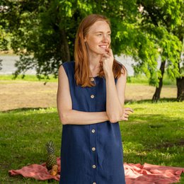 Button Down Dress Faith