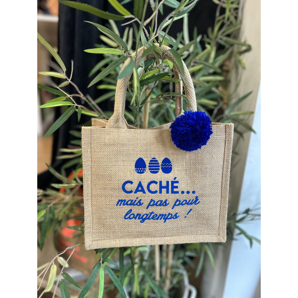 Mini jute shopping bags - Easter collection