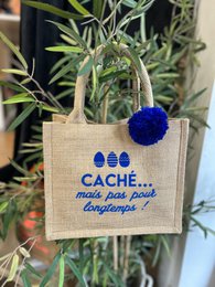 Mini Jute boodschappentassen - paascollectie