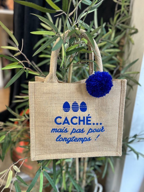Mini jute shopping bags - Easter collection