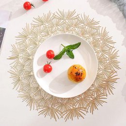 Manteles individuales | Mesa PVC Resistente al Calor Redonda | Juego de 6
