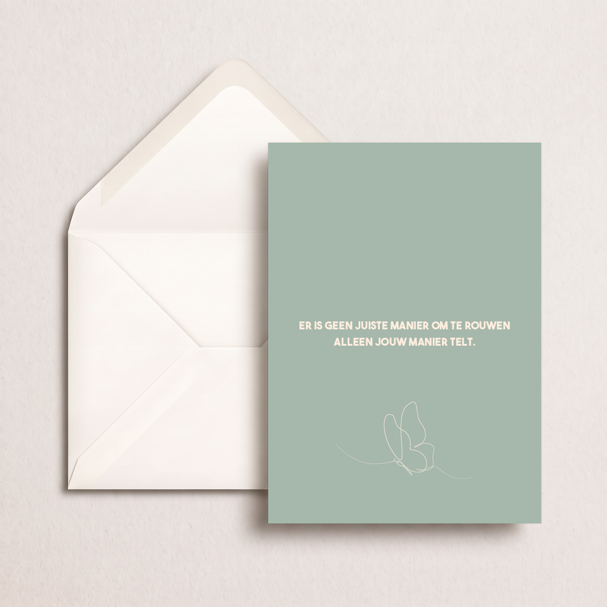 Funeral card | There is no right way to grieve 