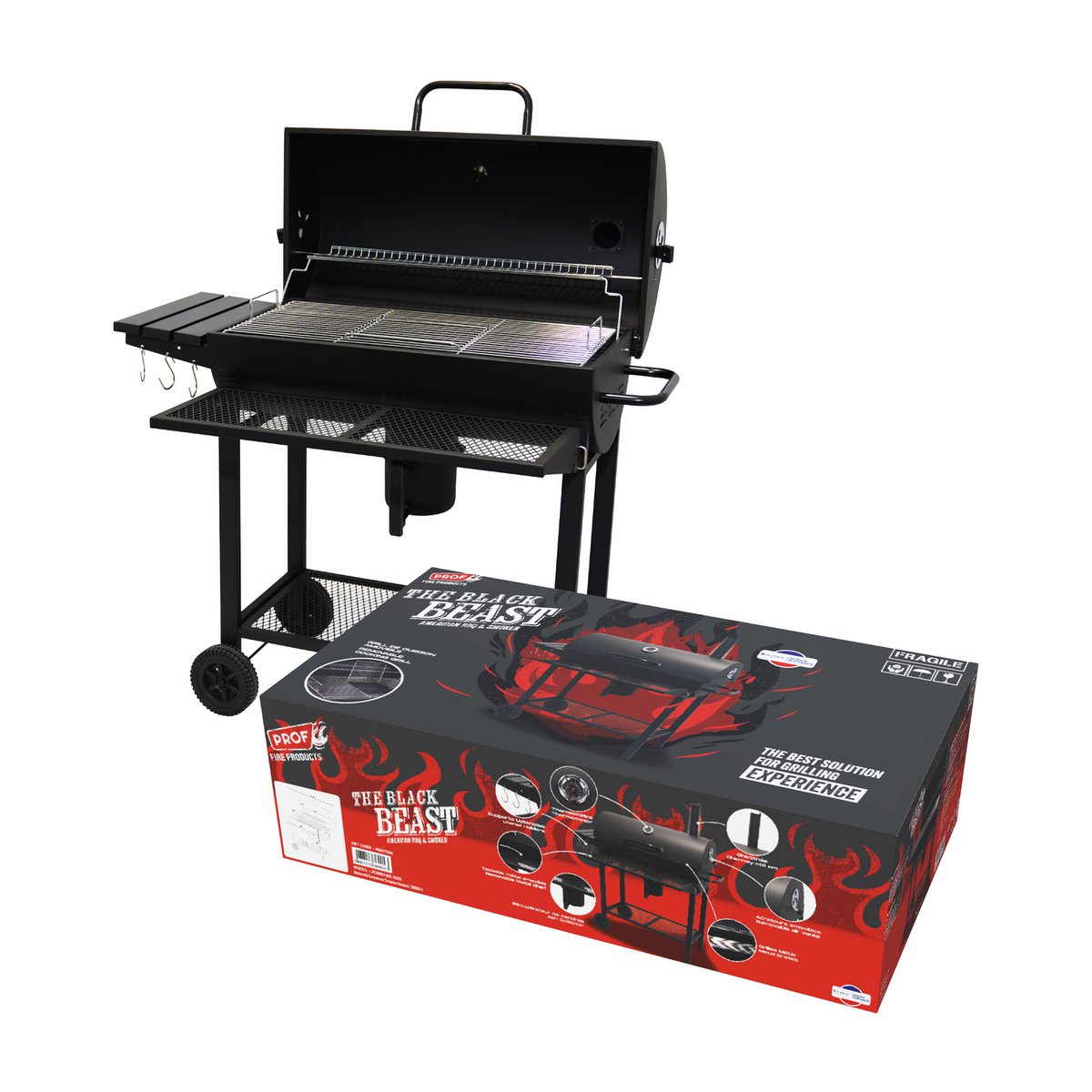 2 in 1 grill barbecue and smoker