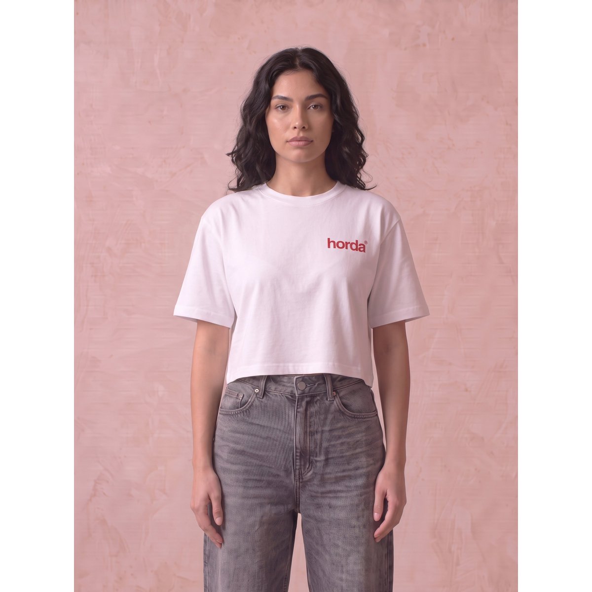 T-shirt Cropped Donna Change Bianca