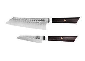 Messerset - Das Bunka Starter Set: 2 Messer (Bunka Schälmesser 90mm + Bunka Santoku 170mm)