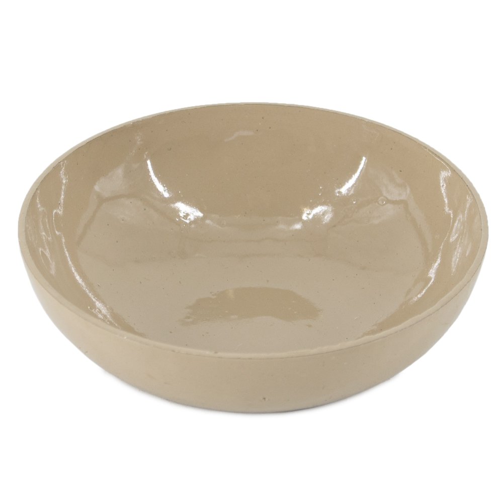 Bowl bowl hammered beige