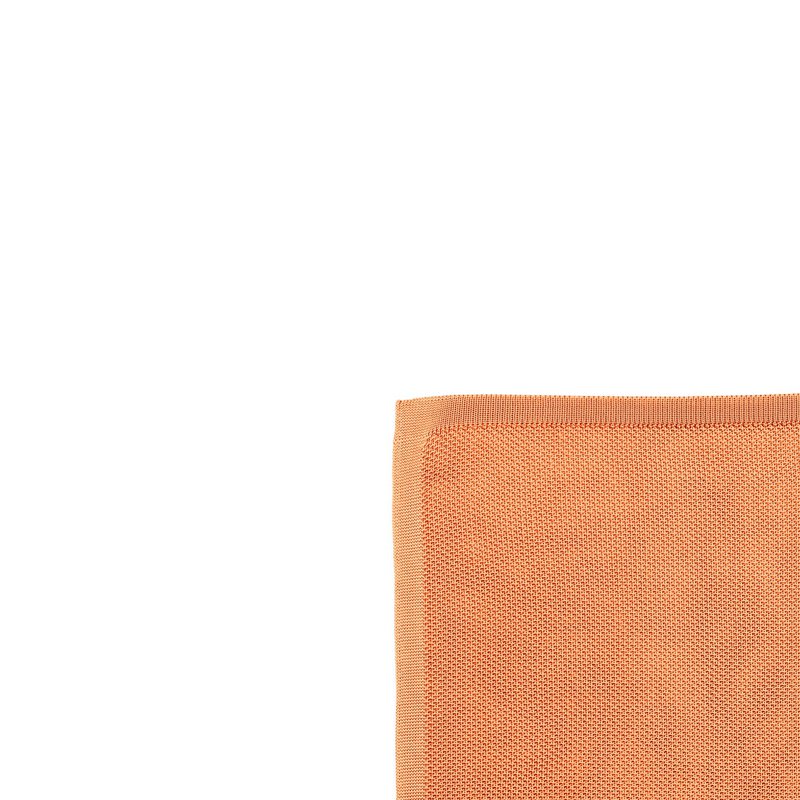 Coral fusion knitted pocket square