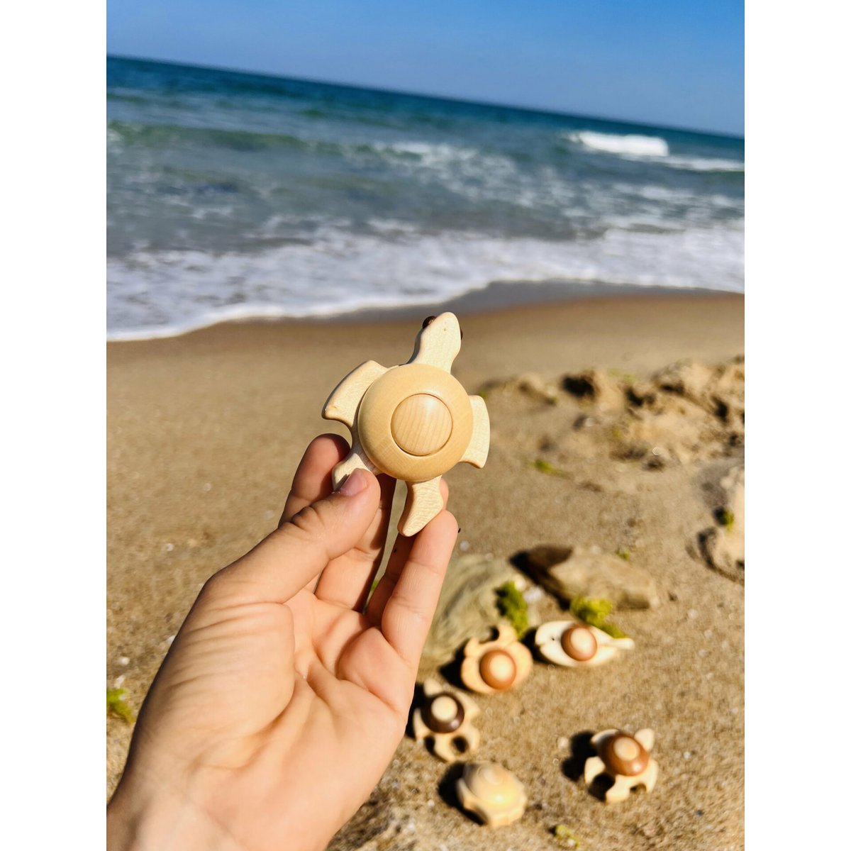 Jouet Tortue de Mer - Tortuga en Bois