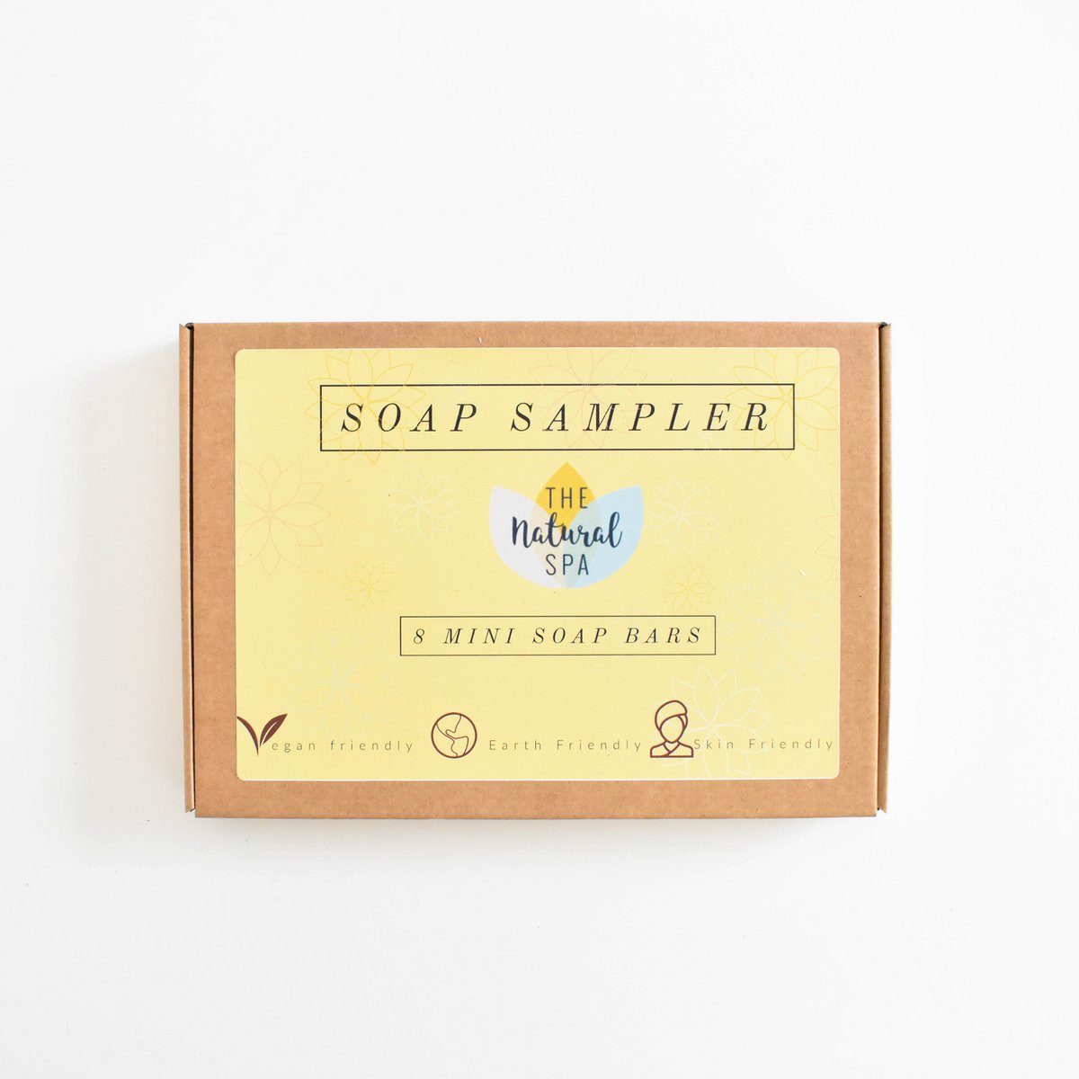 Soap Sampler Gift Set | 8 x 25g Mini Travel Soaps | Natural Handcrafted Letterbox Gift | Vegan, Plastic-Free Skincare
