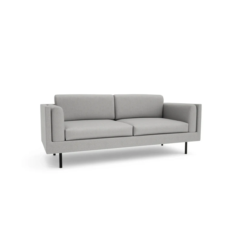 3-Seater Sofa CHELSEA - Silver