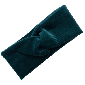 Earmuffs | Rib cord | Petrol