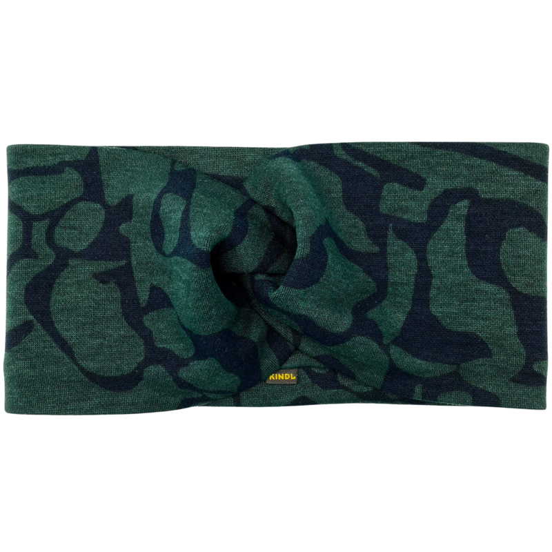 Twist Headband - Streams Darkgreen, Ponte Jersey