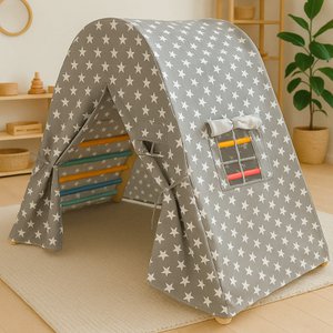 Cover for climbing frame L - a cozy play space for children