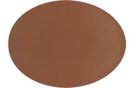 Dækkeserviet TRUDO - oval - vegansk læder - 33x45 cm