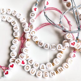 Schnurarmband zum Muttertag