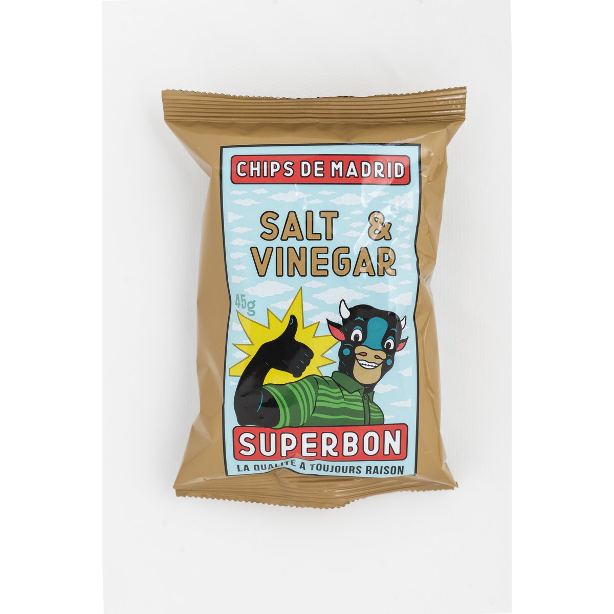 New - Chips Vinegar & Salt 40g - Superbon
