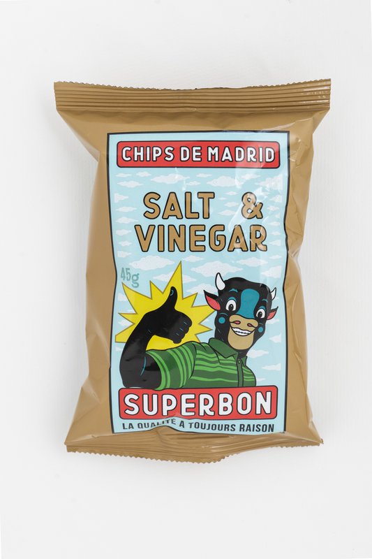 New - Chips Vinegar & Salt 40g - Superbon
